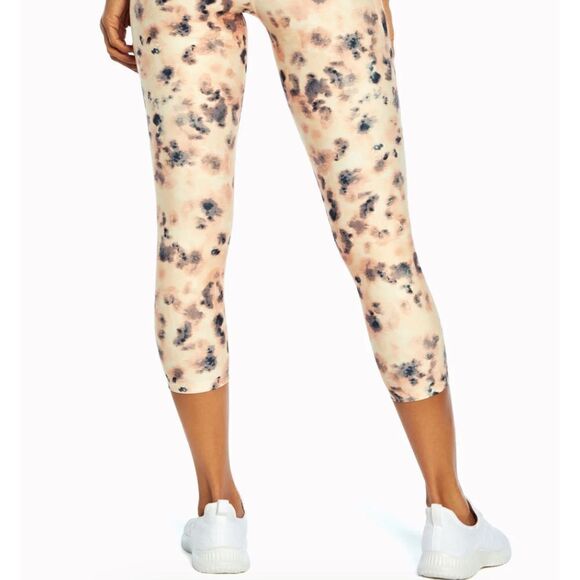 Carson Side Pocket Mid Calf Capri Size Sm HERON CHEETAH TIE DYE - Picture 10 of 14